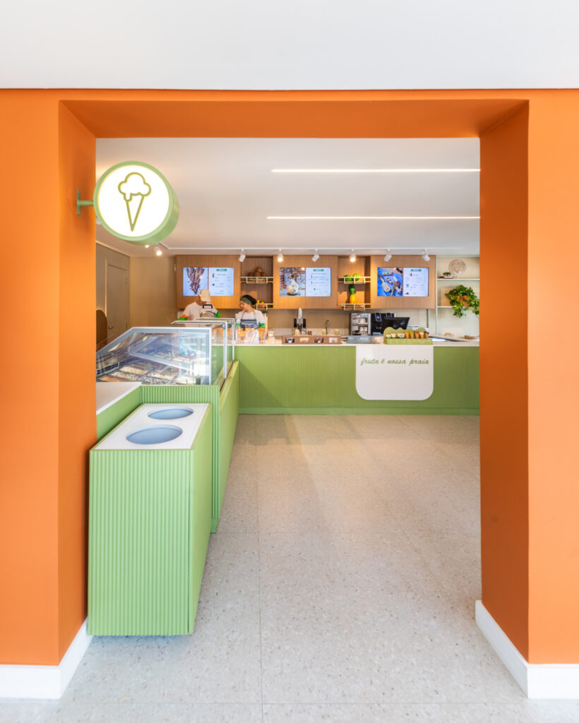 paleta de cores sorveteria